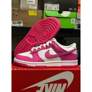 Nike Dunk Low GS Laser Fuschia / Size 5.5Y (7W) / Brand New